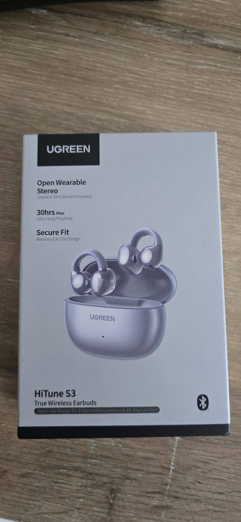UGREEN HiTune S3 Open Ear Earbuds, Bluetooth 5.4, Clip on Earbuds, Black customer photo 2