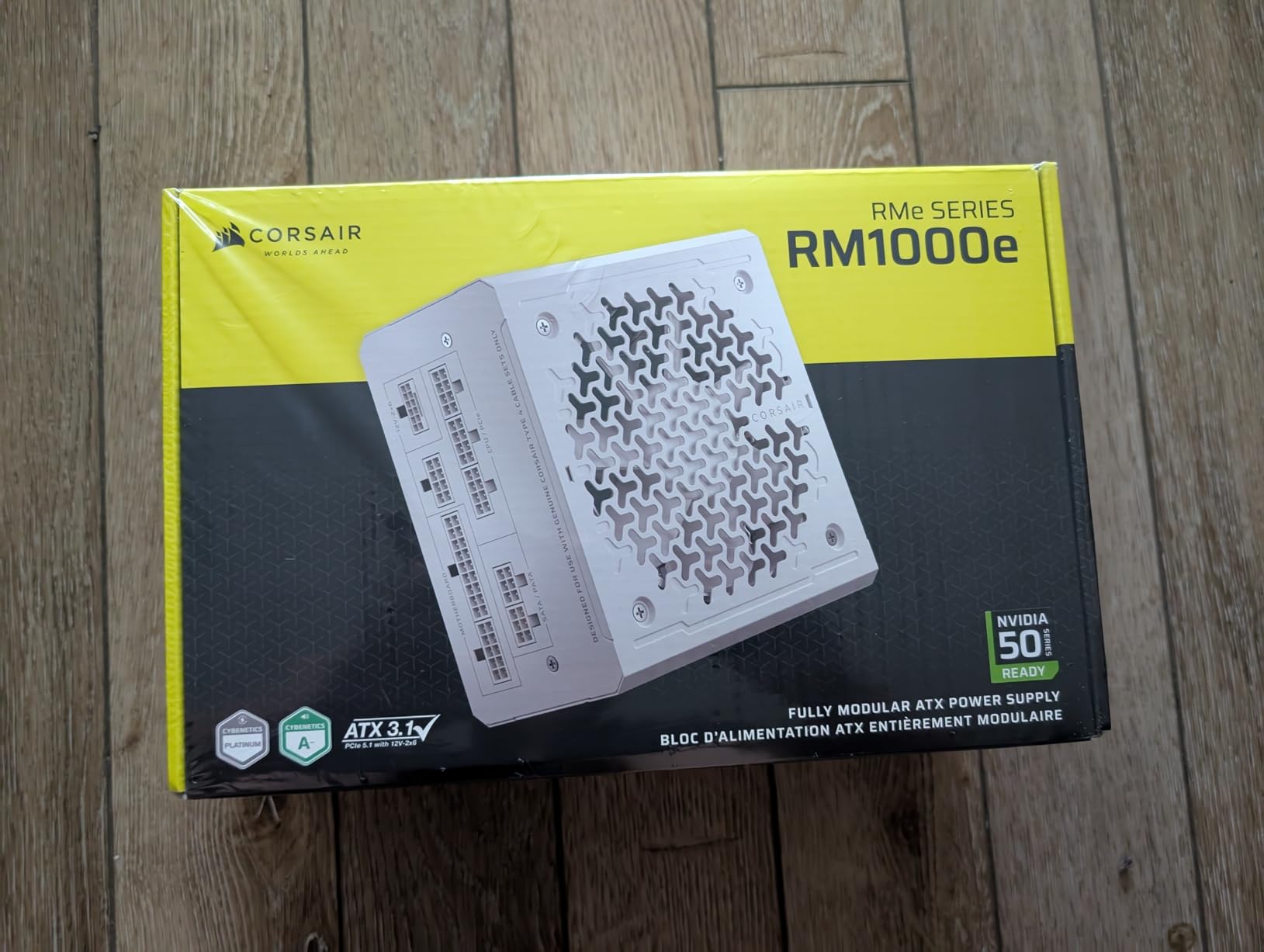 CORSAIR RM1000e (2025) ATX 3.1 PCIe 5.1 Ready 1000W Power Supply – Black customer photo 1