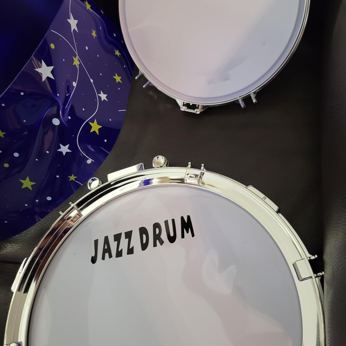 LinseyFun Upgraded Kids Drum Set for Toddlers 3-5, Light-up Jazz Drum Toy customer photo 2