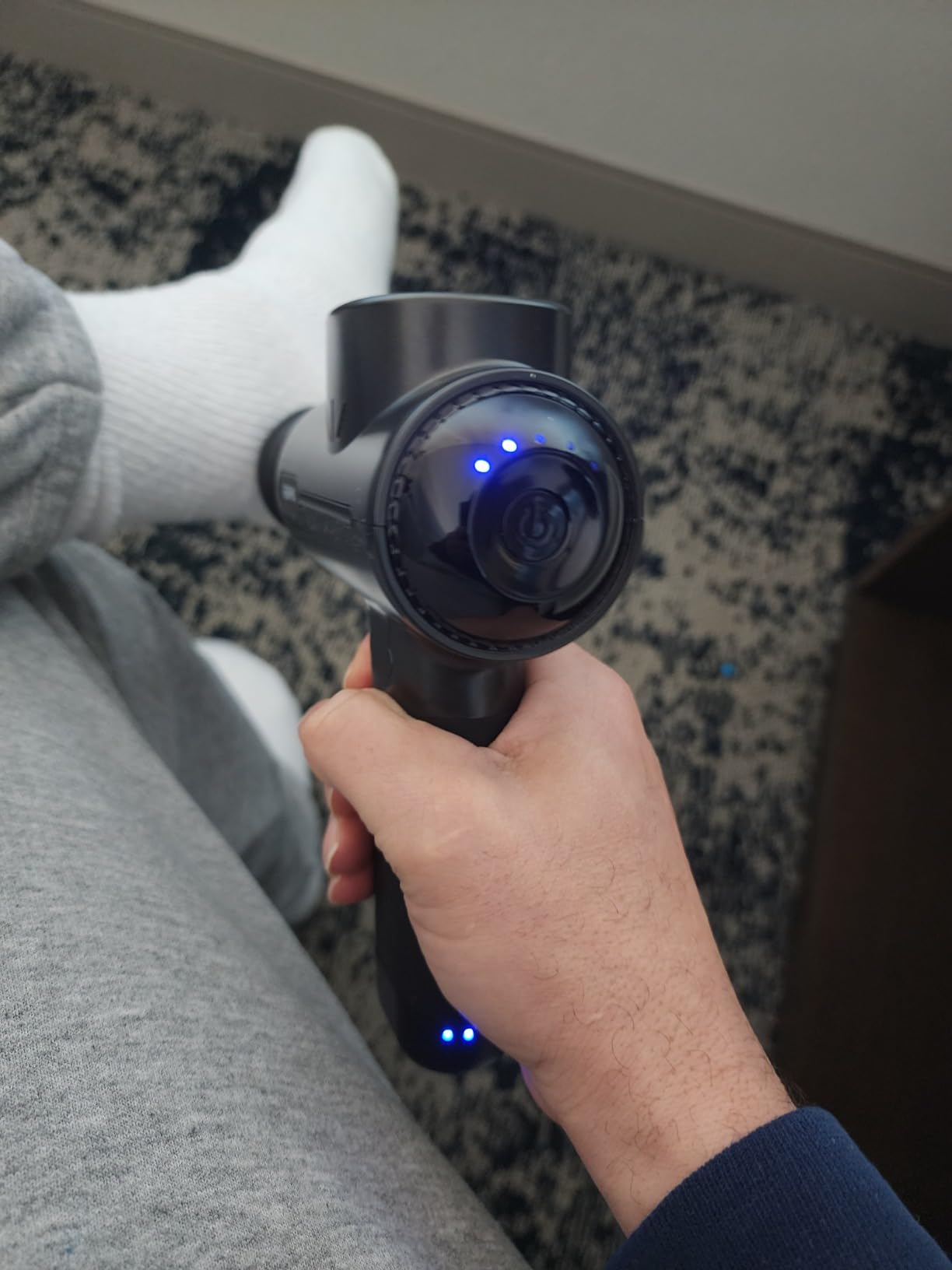 RENPHO Active+ Massage Gun, App-Controlled Guided Courses, Bluetooth customer photo 1