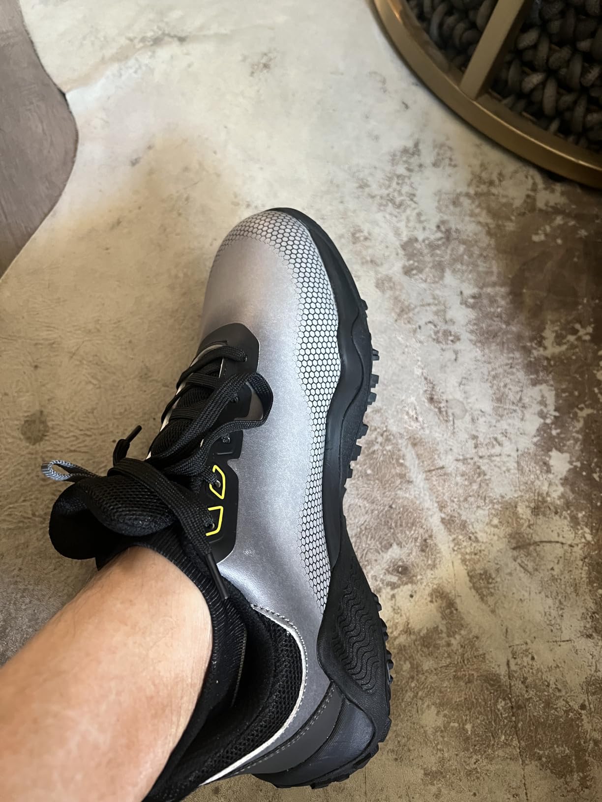 Wide Golf Shoes for Men Spikeless Professional Outdoor Waterproof Golfing Footwears Sneakers with Arch Support customer photo 2