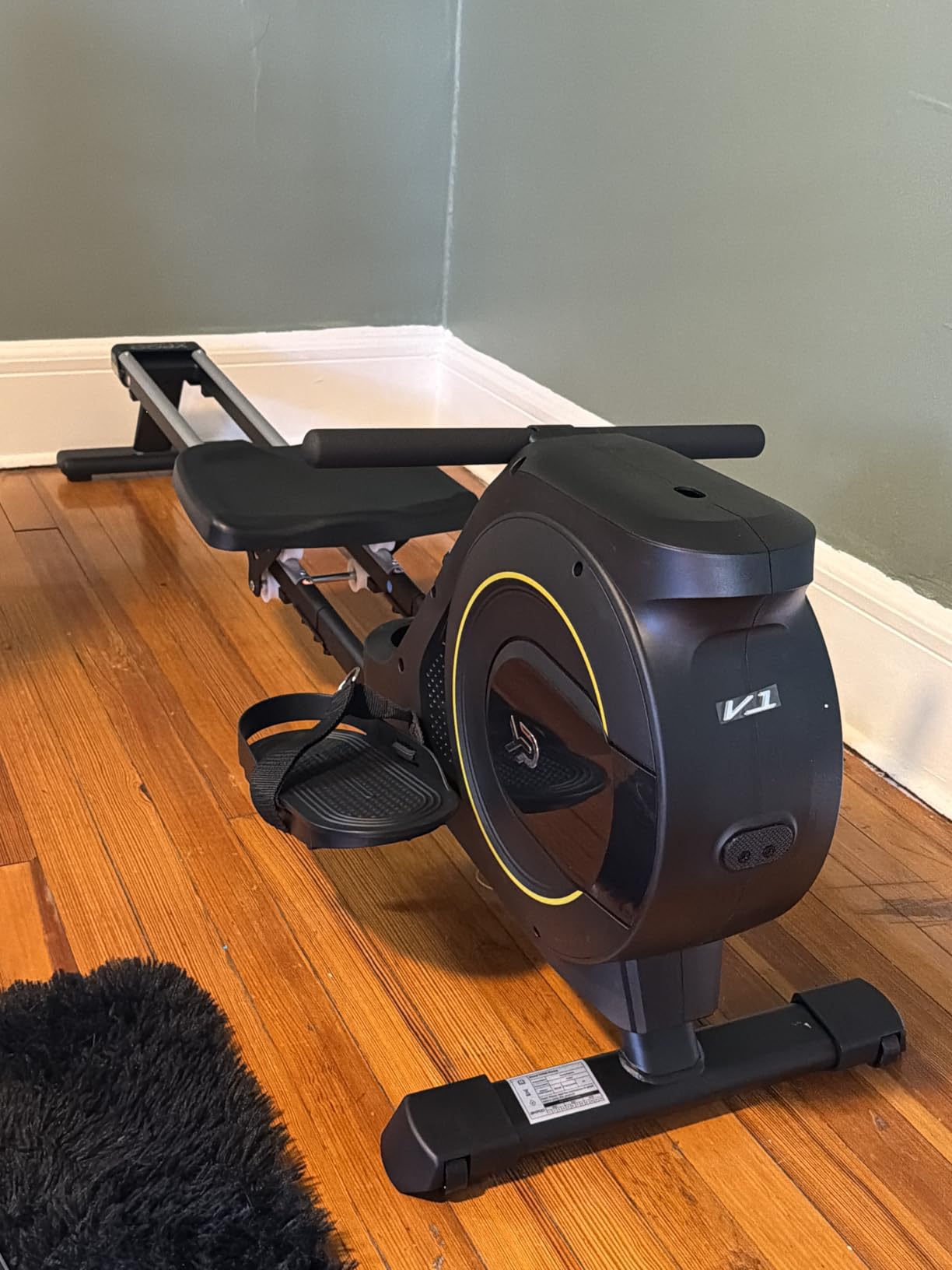 Rowing Machine for Home, 350 LB Capacity, 16-Level Silent Resistance, Magnetic Rowing Machines for Home Foldable, Full-Body Workout Compact Rowing Machine for Cardio & Strength with APP Support customer photo 1