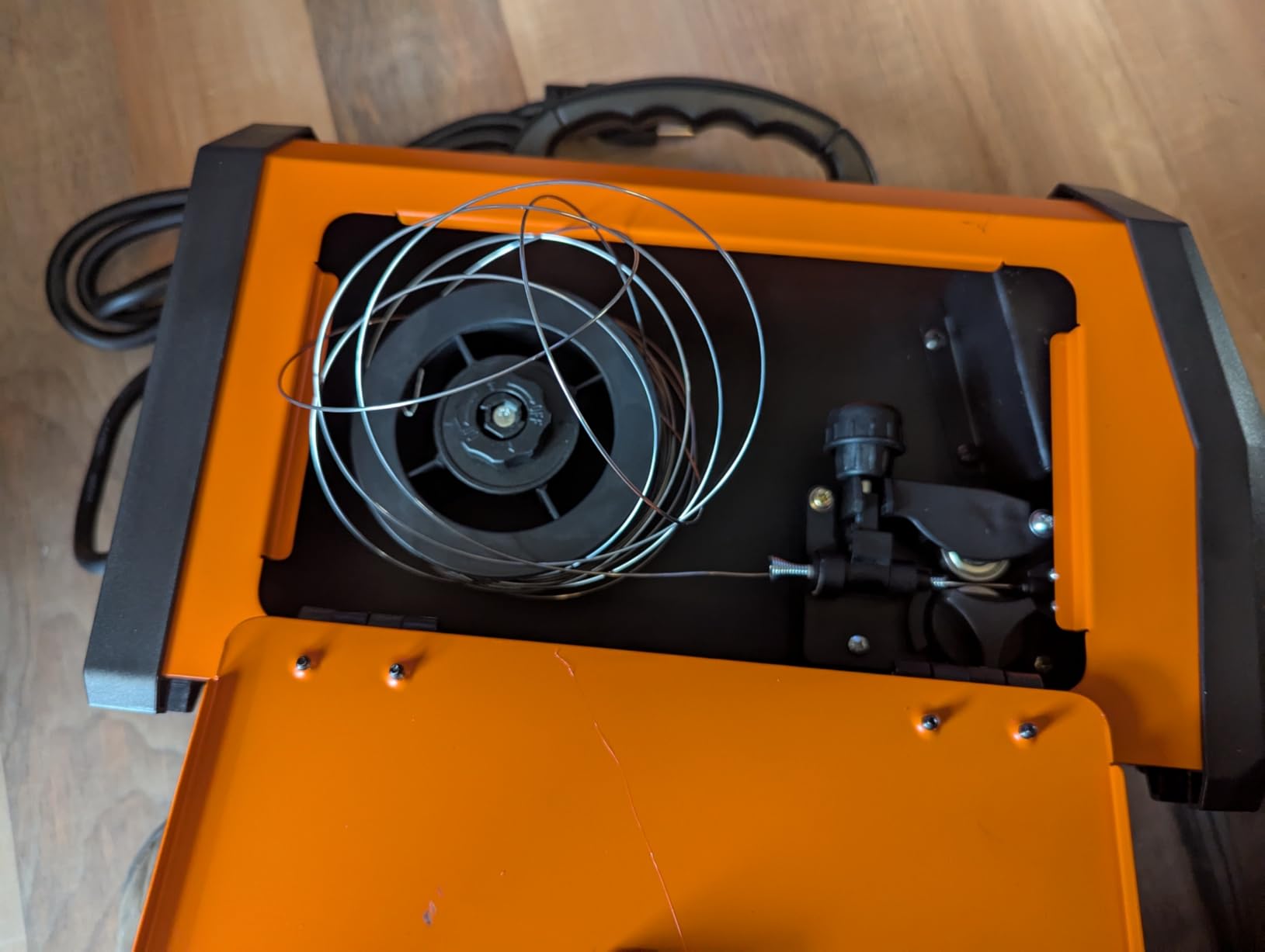160A MIG Welder,110V/220V Dual Voltage 3 in 1 Welder Flux Core Welder Gasless MIG/Lift TIG/Stick Big LED Digital Display Portable Welding Machine for Beginners IGBT Inverter Welder customer photo 2