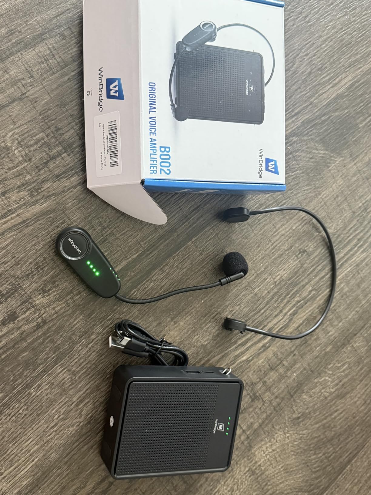 Voice Amplifier Wireless Microphone Headset B002, Original Sound Portable customer photo 2
