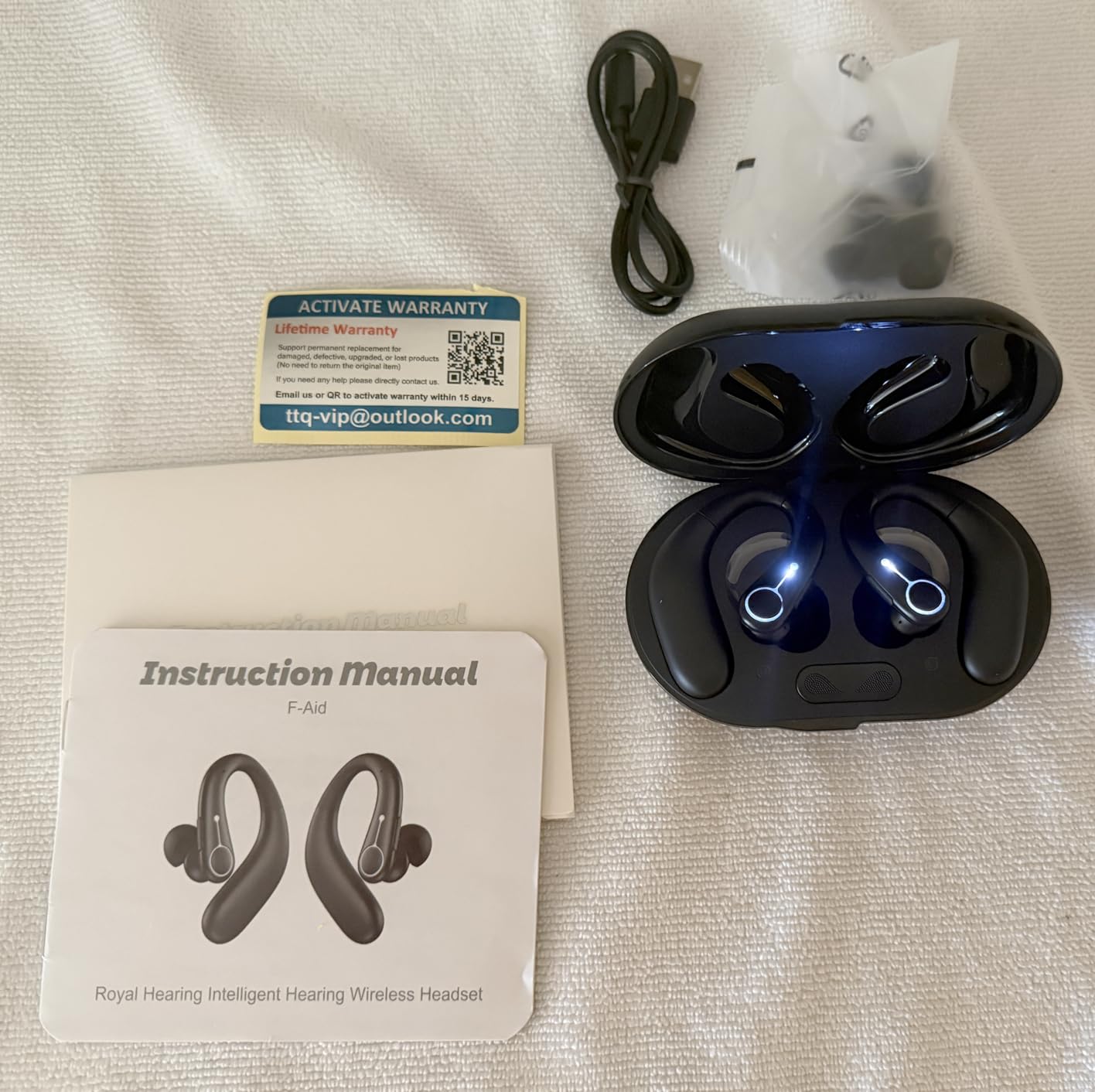 TTQ OTC Hearing Aids for Seniors with Bluetooth, Smart Noise Cancelling & 3-Level Volume, Fashionable and Trendy Rechargeable Hearing Aids for Hearing Loss customer photo 2