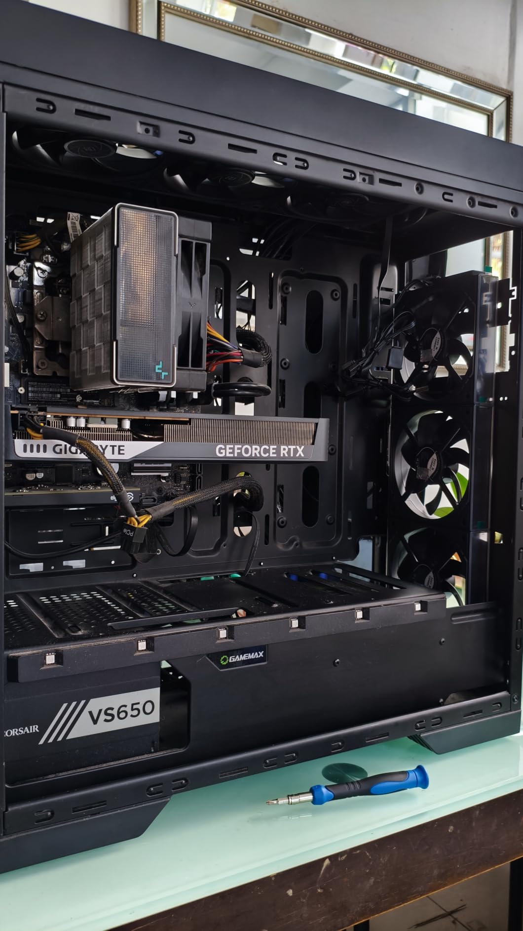 Thermalright TL-M12QW X3 120mm ARGB Case Fans, 2000RPM, 68.9CFM, 3-Pack customer photo 2