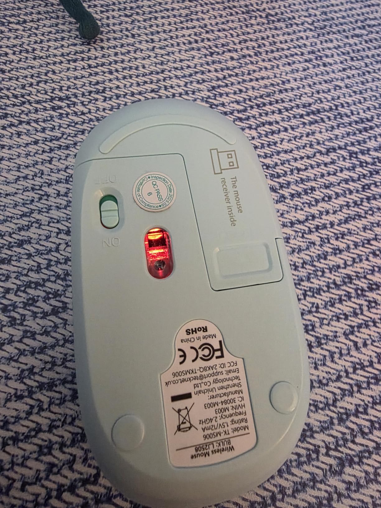TECKNET Compact Ambidextrous Wireless Mouse for Laptop customer photo 2