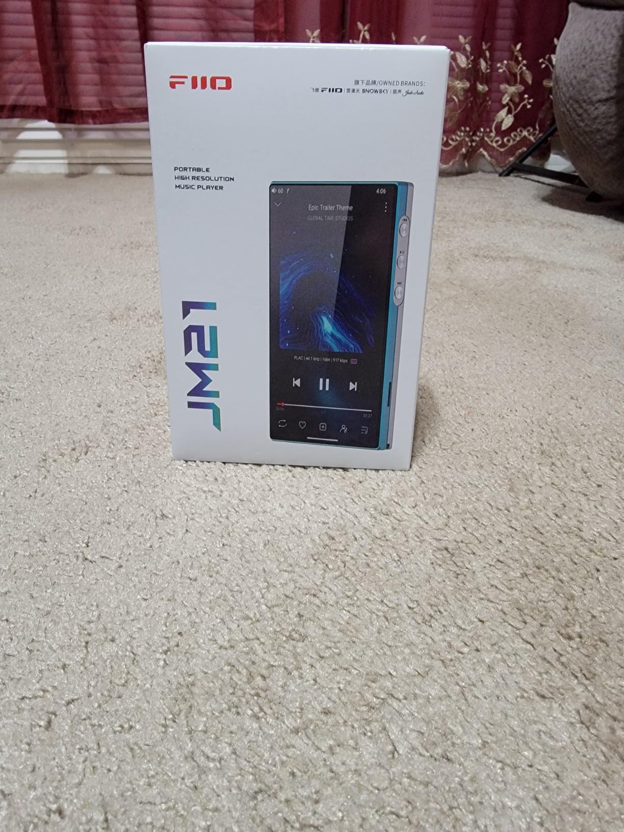 JadeAudio/FiiO JM21 Android 13 Hi-Res Music Player MP3 with Snapdragon 680, Bluetooth WiFi USB DAC 12.5H Playtime (3+32g Black) customer photo 2