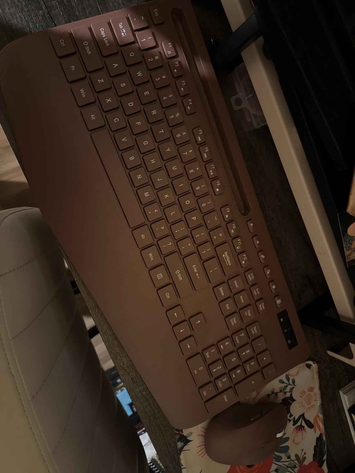 Wireless Keyboard and Mouse Combo - Full-Sized, Ergonomic Wrist Rest customer photo 2