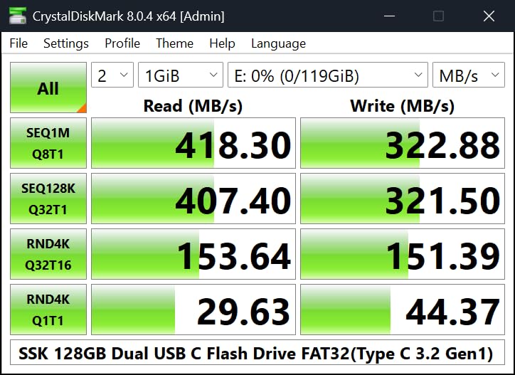 SSK 1TB USB C Flash Thumb Drive up to 550MB/s Dual USB C+A Memory Stick customer photo 2