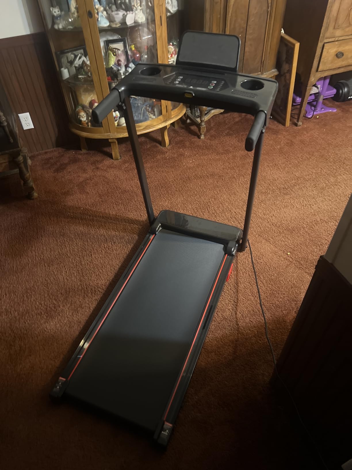 Treadmills for Home 3.0HP Foldable Treadmill with 12% Incline Small customer photo 2