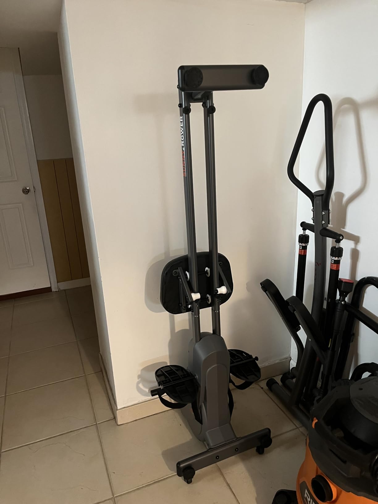 Sunny Health & Fitness Smart Magnetic Rower, Compact Quiet & Smooth Rowing Machine for Full-Body Cardio Exercise, Free SunnyFit Training App Connection customer photo 1