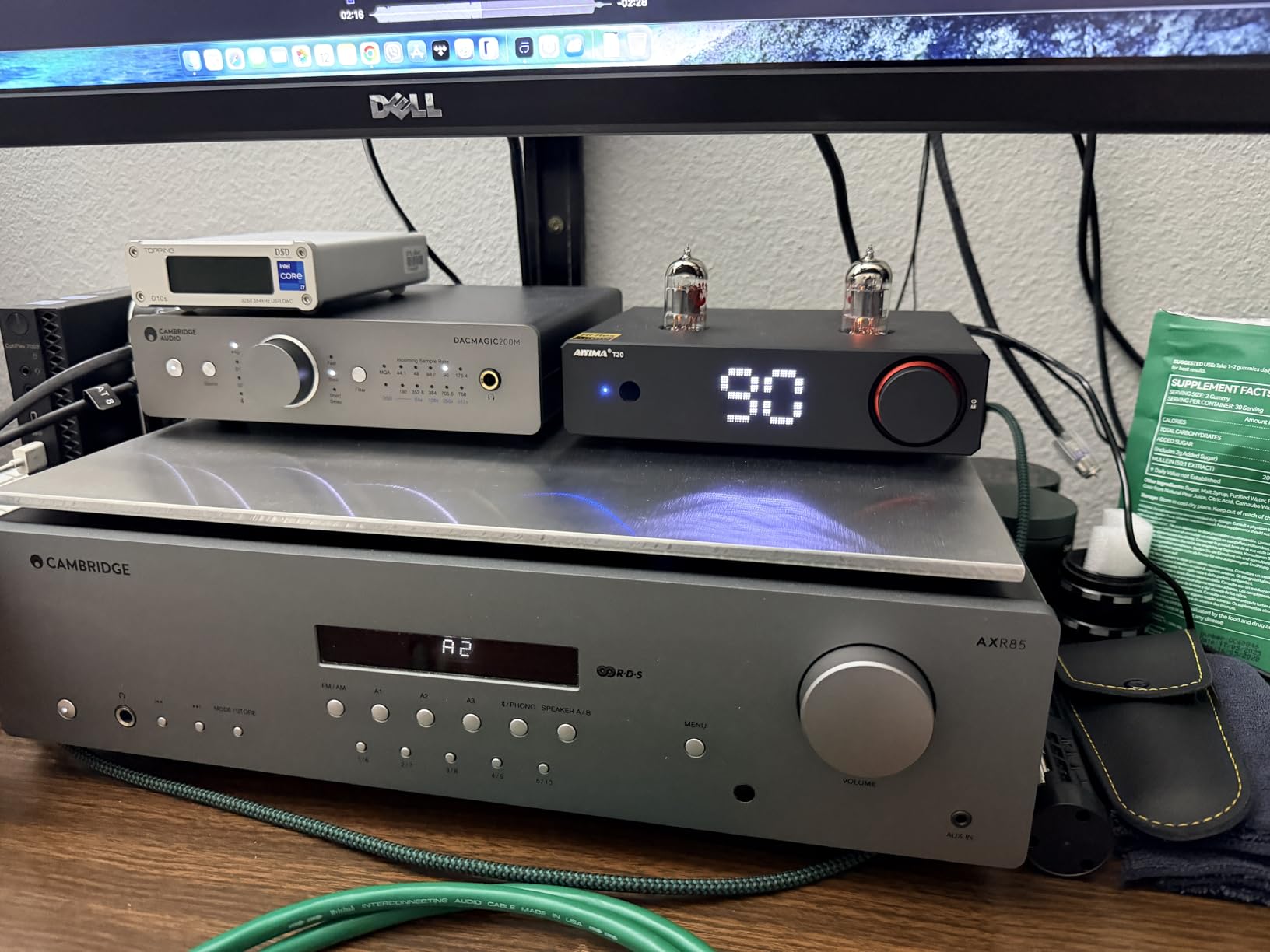 AIYIMA T20 Fully Balanced ECC83 Tube Preamplifier for Home Audio,XLR/RCA customer photo 2