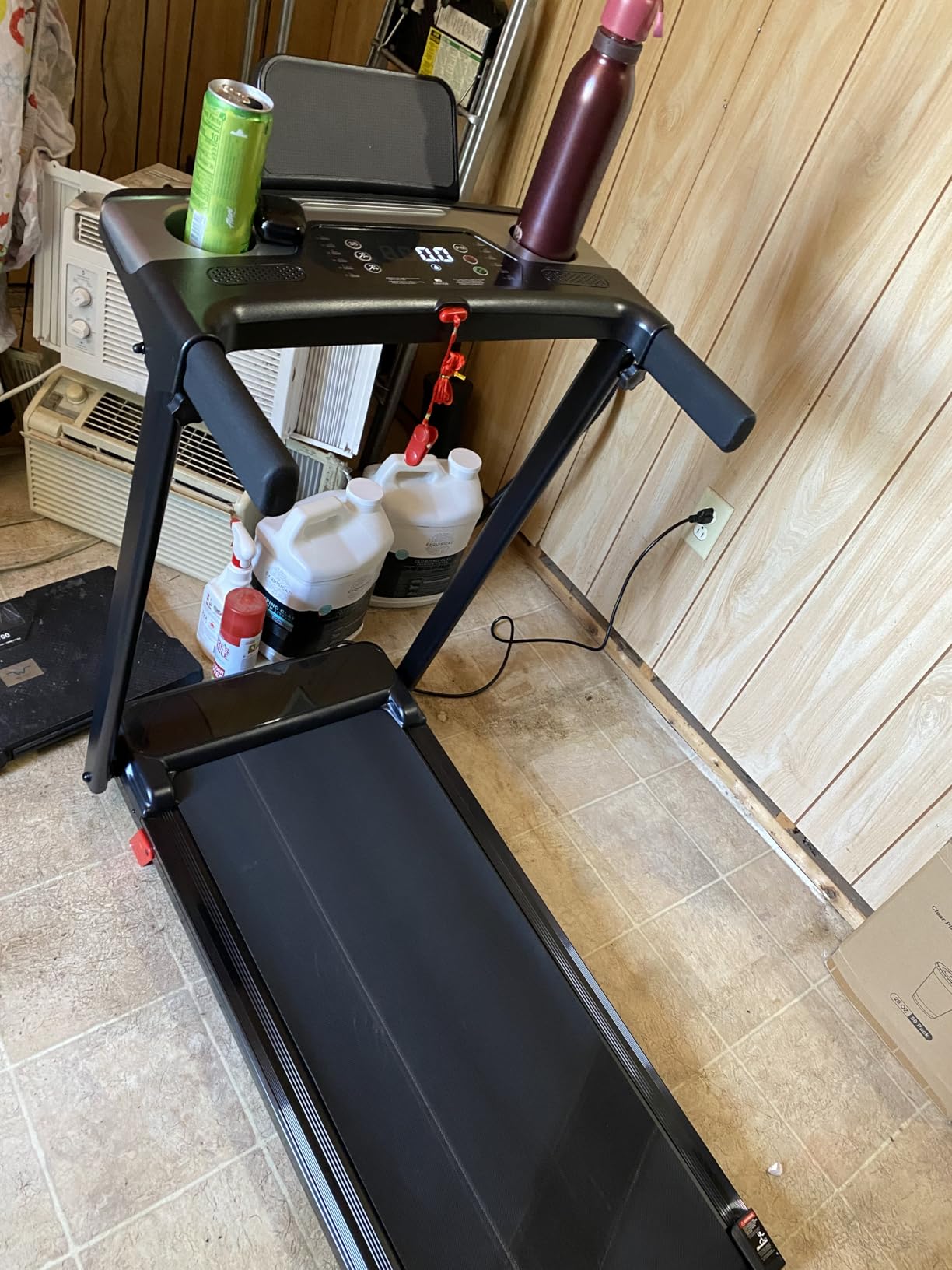 Foldable Treadmills for Home, 3-in-1 Walking Treadmill with Incline Handle Bar, 300LBS Capacity, 3.0HP Quiet Brushless, Small Treadmills for Small Spaces FutureGlide customer photo 1