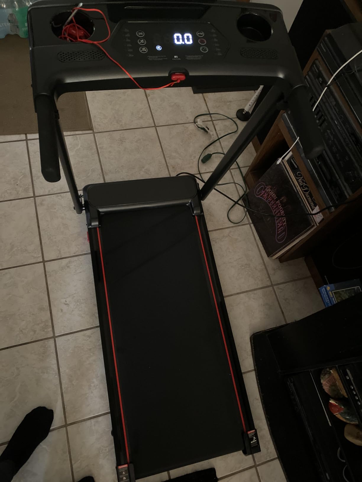 Foldable Treadmills for Home, 3-in-1 Walking Treadmill with Incline Handle Bar, 300LBS Capacity, 3.0HP Quiet Brushless, Small Treadmills for Small Spaces FutureGlide customer photo 2
