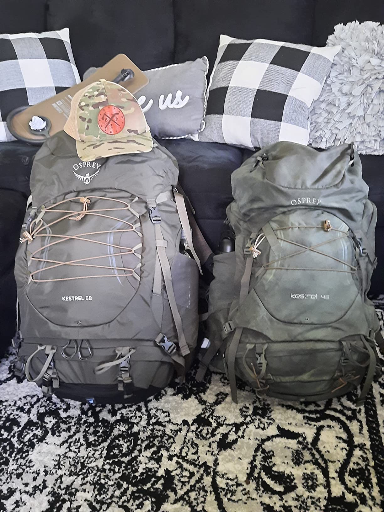 Osprey Kestrel 58L Men's Backpacking Backpack, Green L-XL customer photo 1