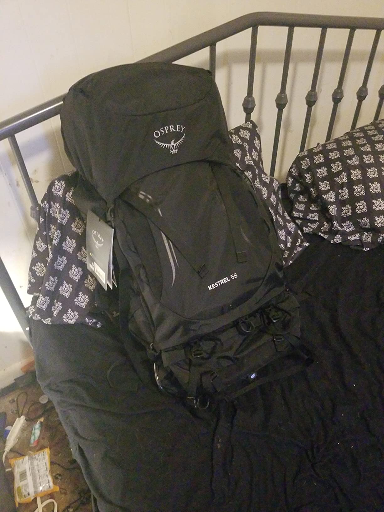 Osprey Kestrel 58L Men's Backpacking Backpack, Green L-XL customer photo 2