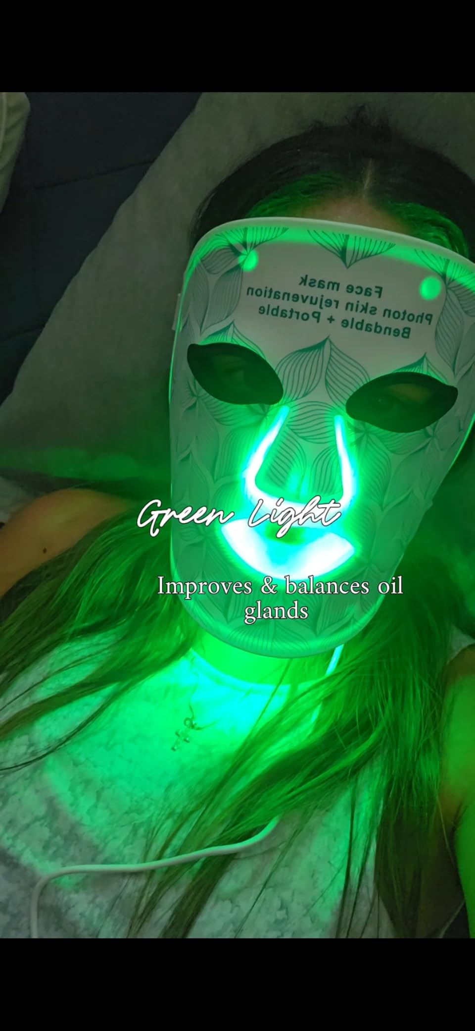 Red Light Therapy for Face, 8 Color LED Face Mask for Anti-Aging & Acne customer photo 2