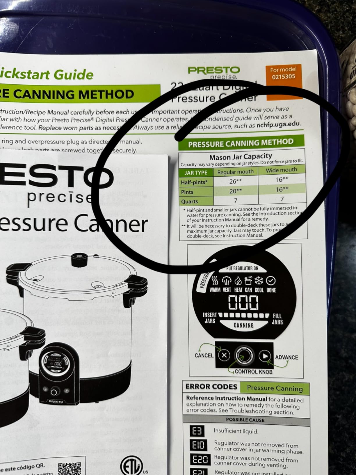 Presto 02154 16-Quart Digital Pressure Canner customer photo 2