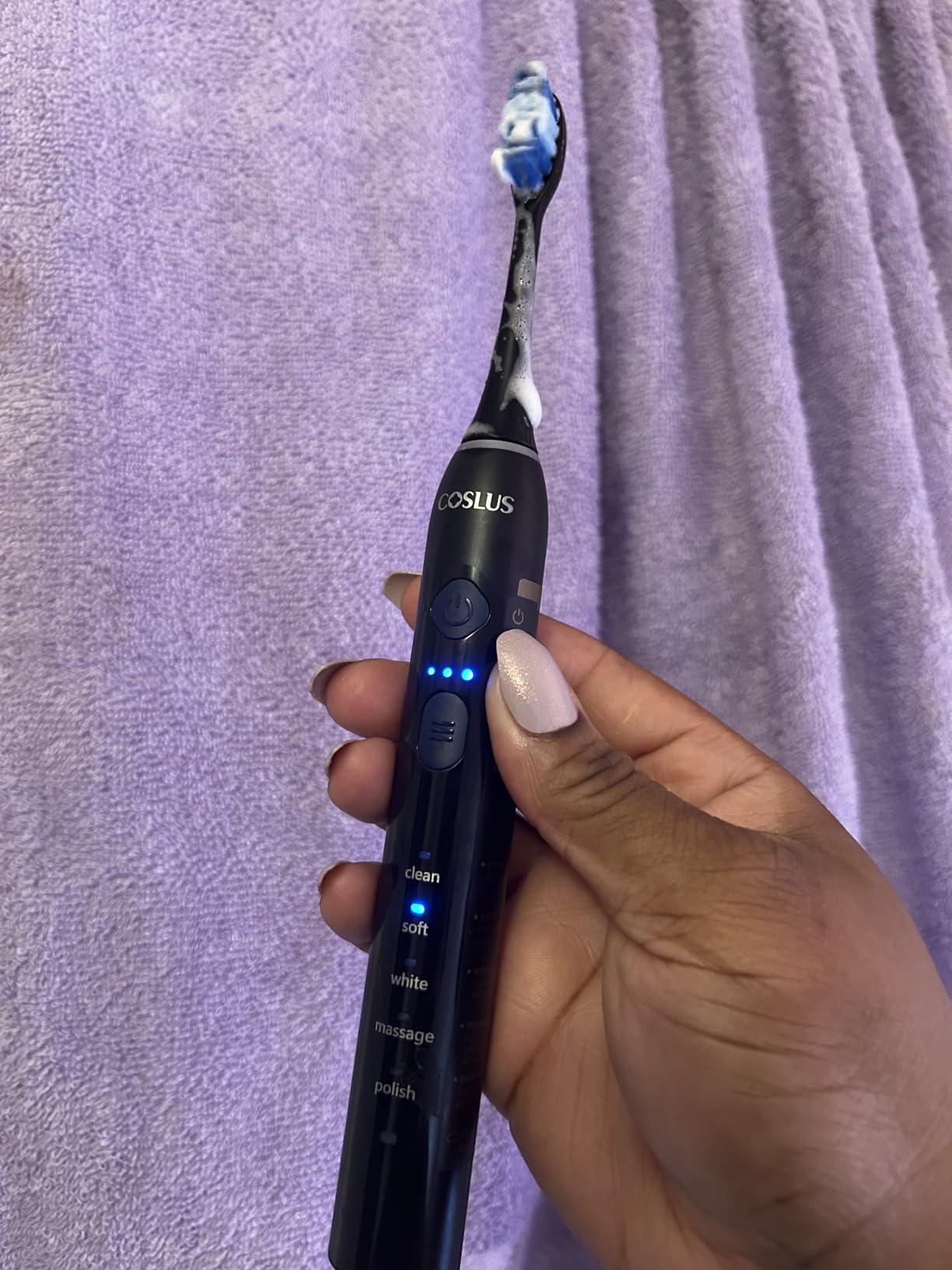 COSLUS C30 Electric Toothbrush for Adults, Effective Yet Gentle Ultra-Clean customer photo 1