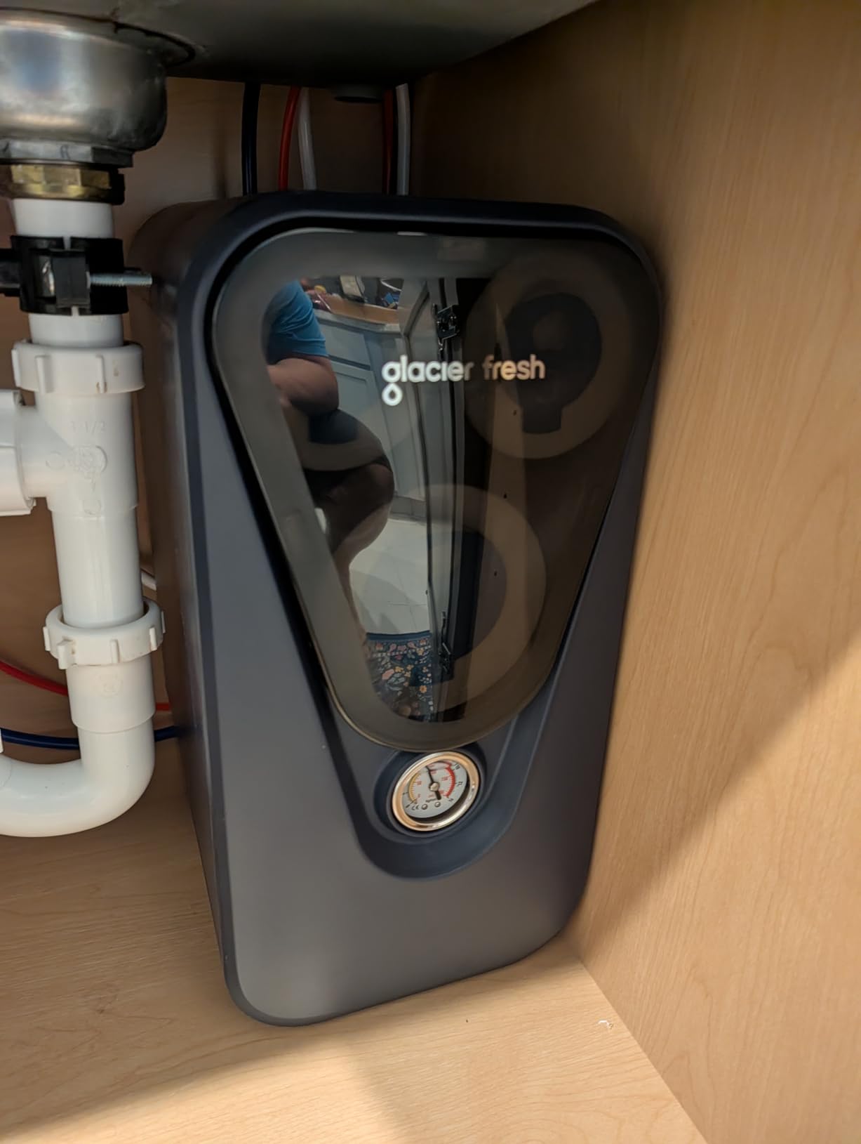 GLACIER FRESH GFU03 Electric-Free Reverse Osmosis Water Filter 800 GPD customer photo 2