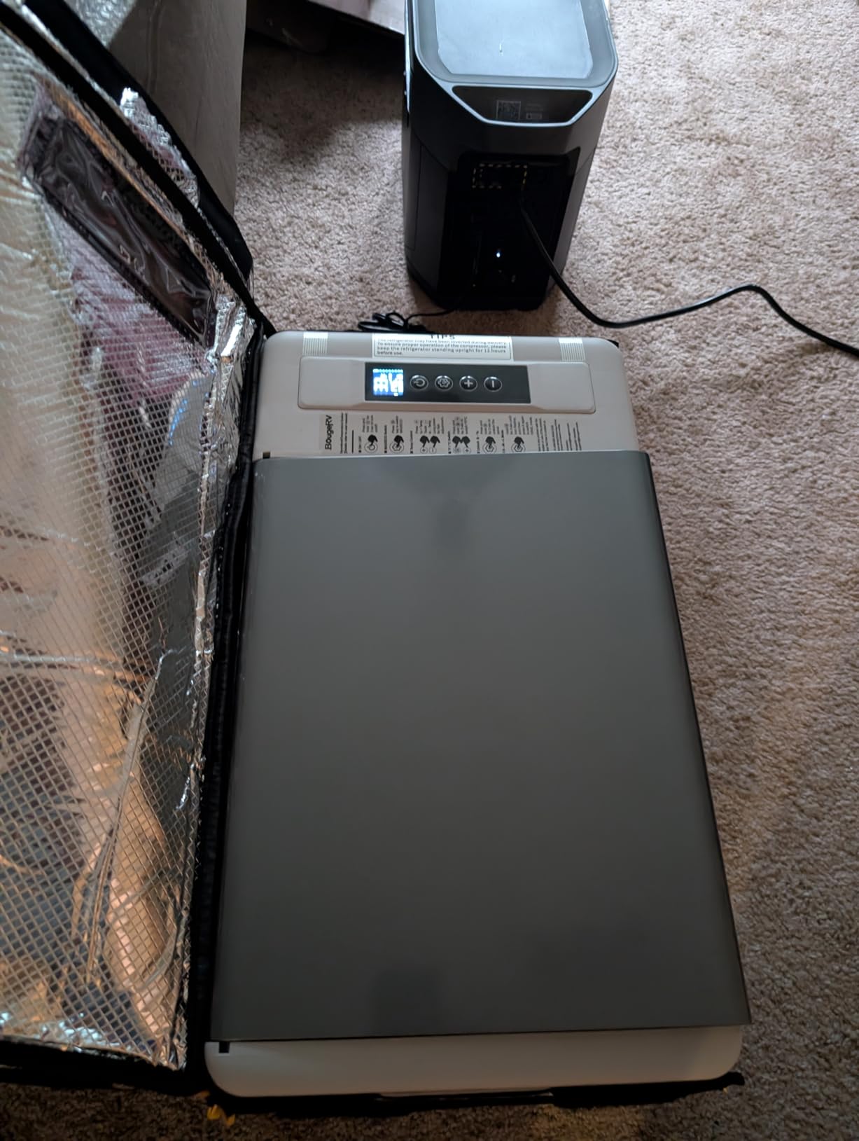 BougeRV 23 Quart Insulated Protective Cover for BougeRV CR22 Refrigerator customer photo 2