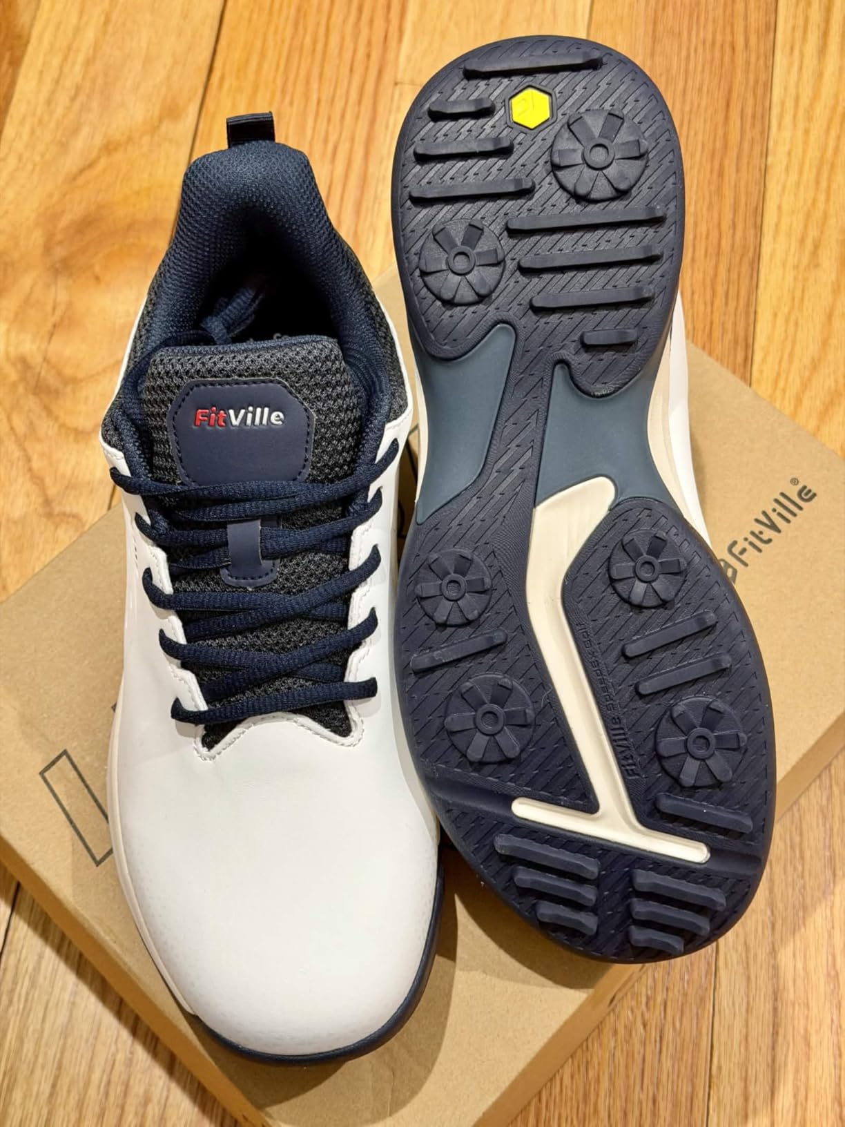 FitVille Extra Wide Men's Golf Shoes V5 customer photo 2