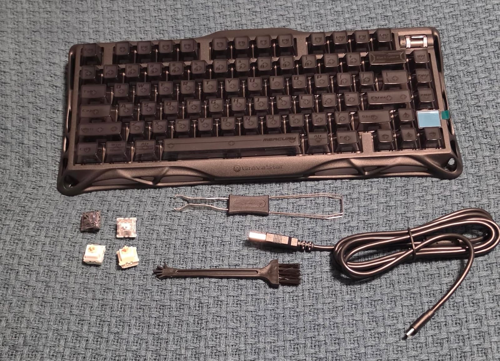 GravaStar Mercury K1 75% Wireless Mechanical Gaming Keyboard RGB Backlit customer photo 2