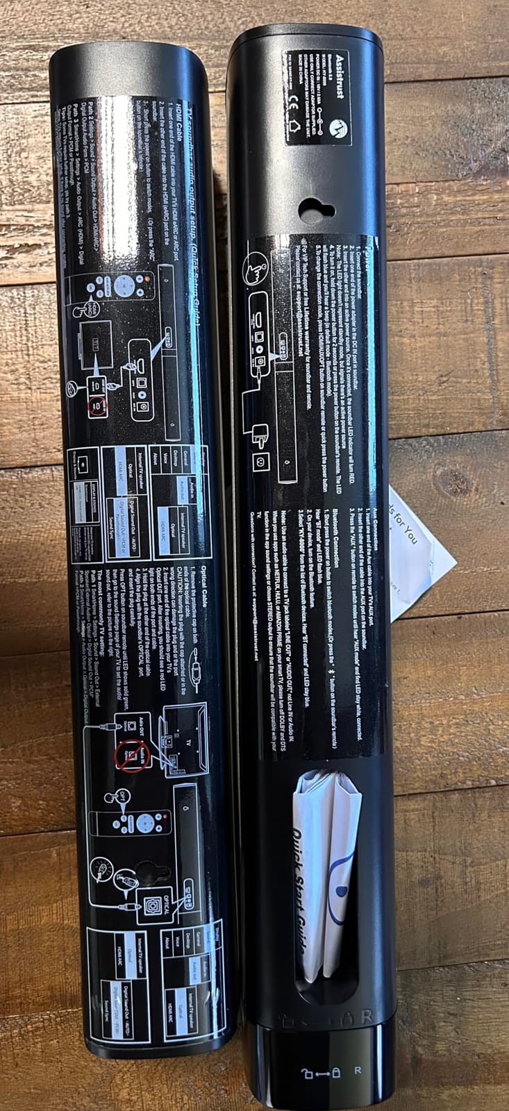 Sound Bar with Subwoofer, 110W Sound Bar with Adjustable Deep Bass & 3 EQ Modes, Bluetooth/ARC/Opt/AUX Connect, Sound Bar for Smart TV customer photo 2