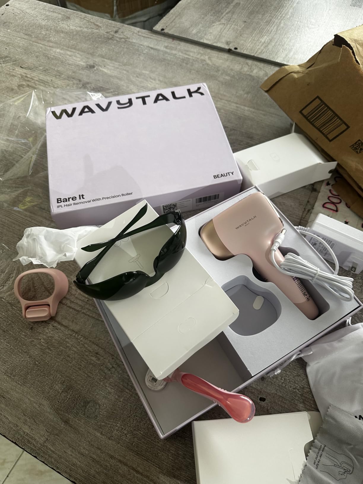 Wavytalk IPL Laser Hair Removal,Bare It with Precision Roller for Full Body customer photo 1