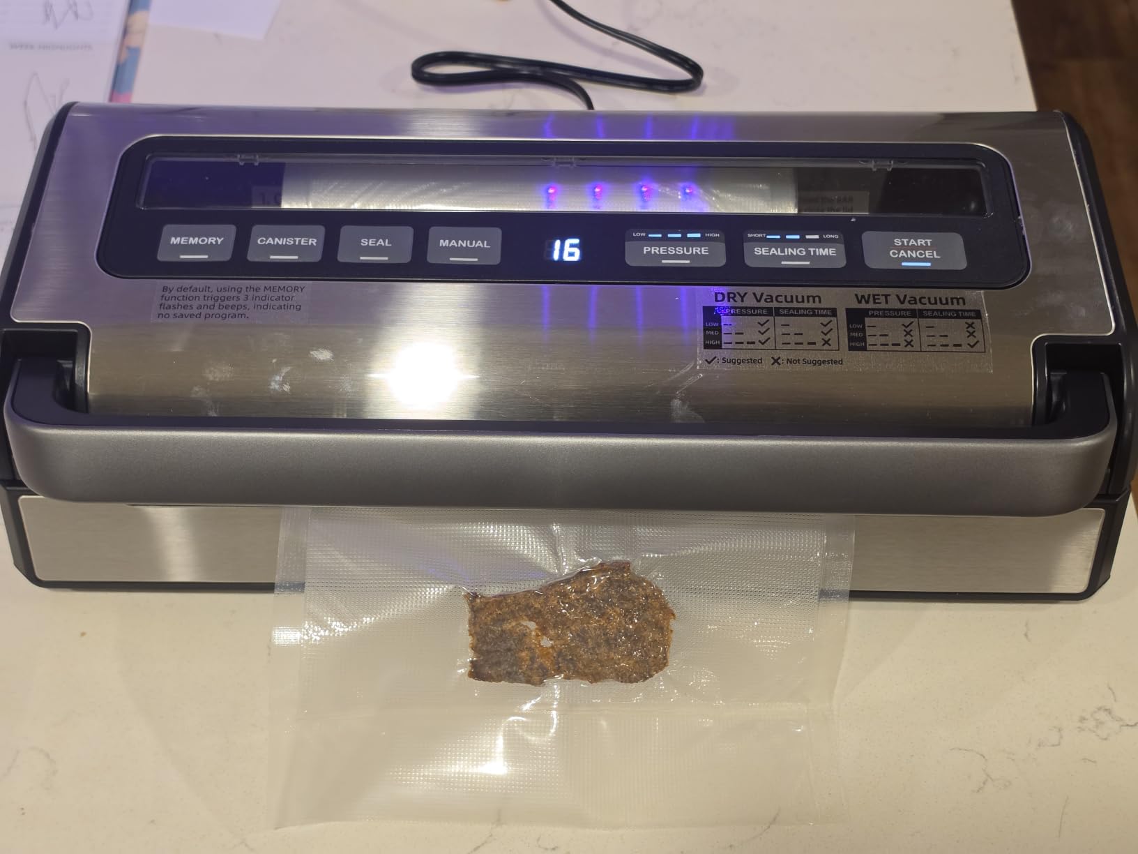 AAOBOSI 95KPa 9-in-1 Wet/Dry Vacuum Sealer, 8X Freshness customer photo 2