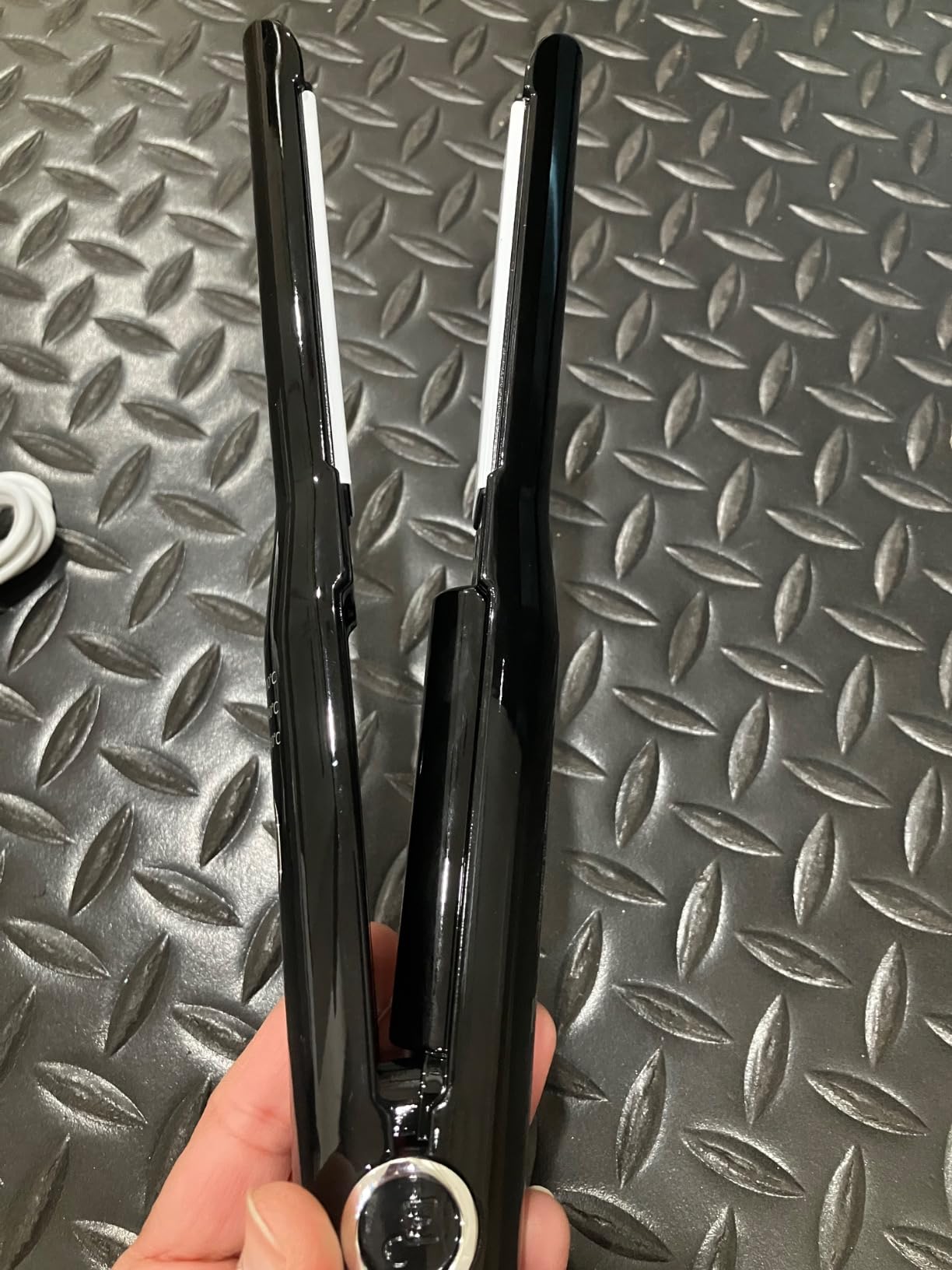 Cordless Hair Straightener and Curler 2 in 1, Mini, Lightweight and Small,USB Rechargeable with 4500mAh Battery, 10s Fast Heating, Portable Ceramic Flat Iron for Travel (Black) customer photo 1