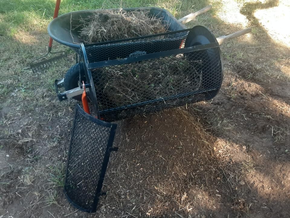 VEVOR Broadcast Spreader 130 lbs Capacity Hopper Walk-Behind Push Spreader | for Lawn & Garden Care, 12 ft Spreading Width, 13