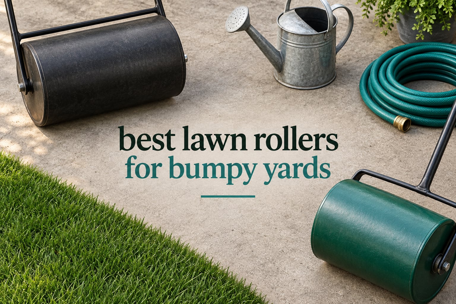 best lawn rollers for bumpy yards