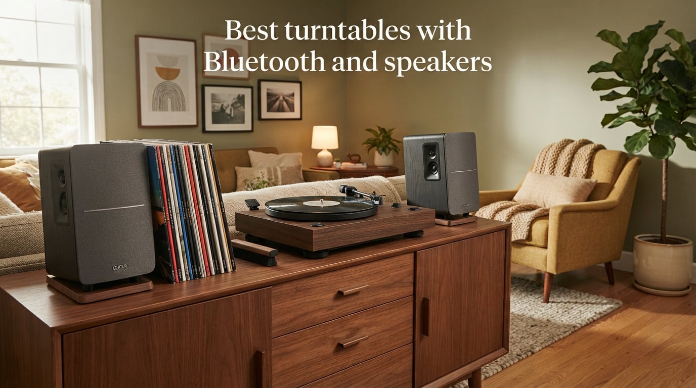 Best turntables with Bluetooth and speakers