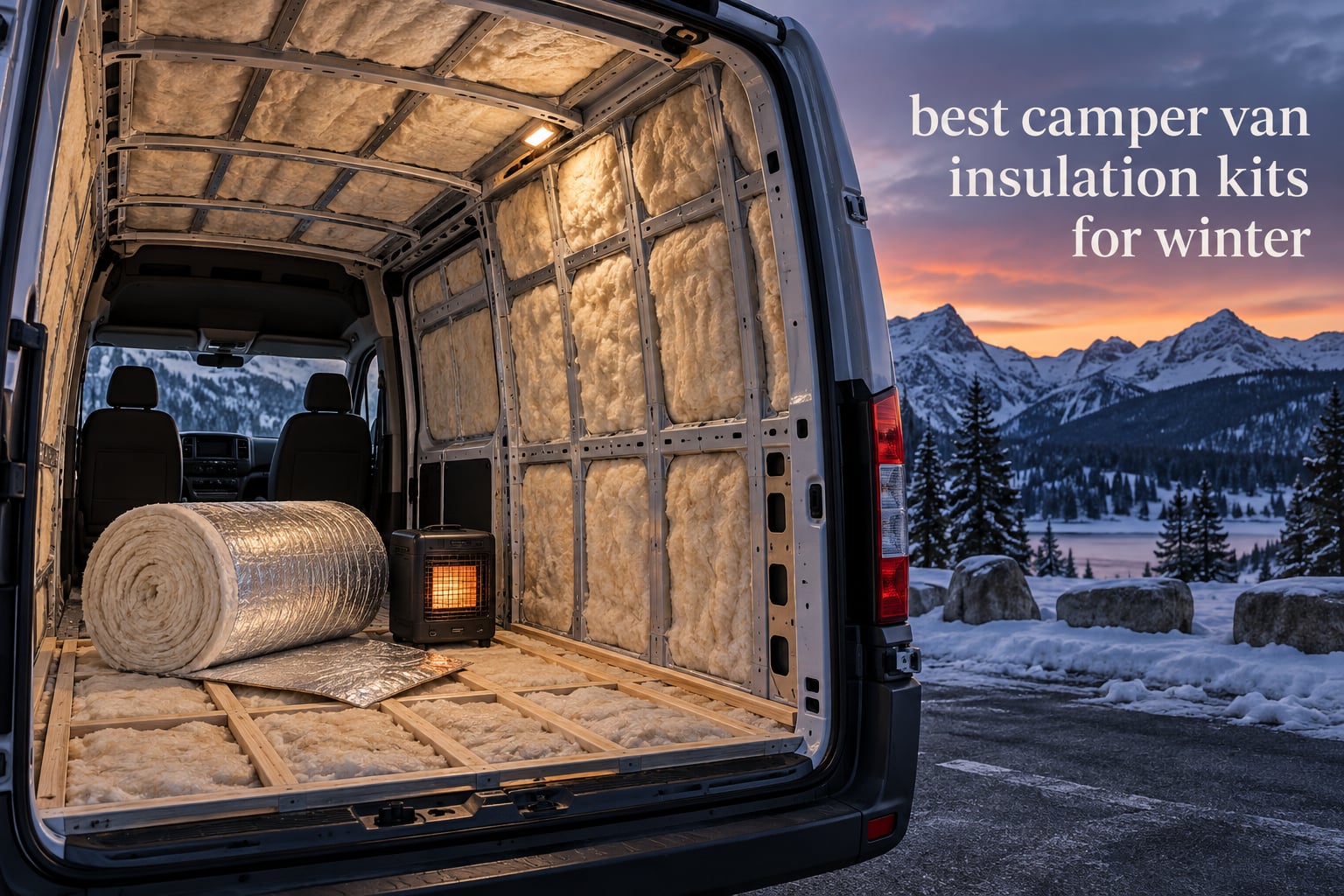 best camper van insulation kits for winter