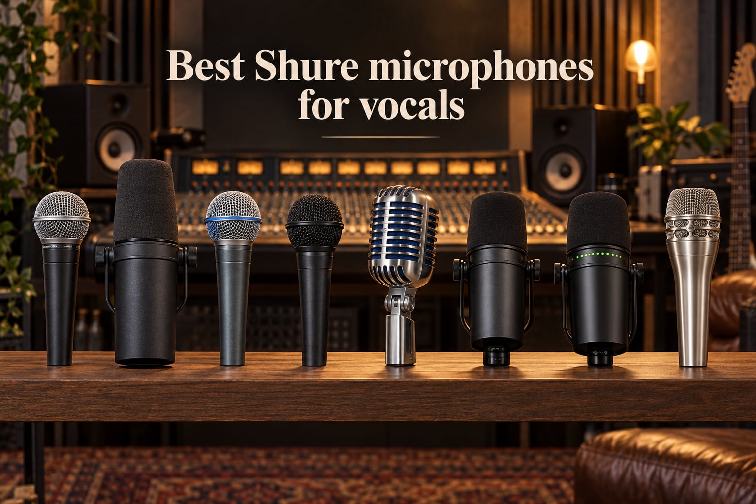 Best Shure microphones for vocals