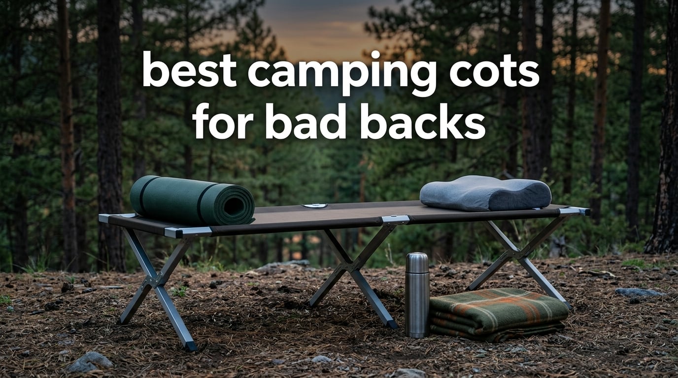 best camping cots for bad backs