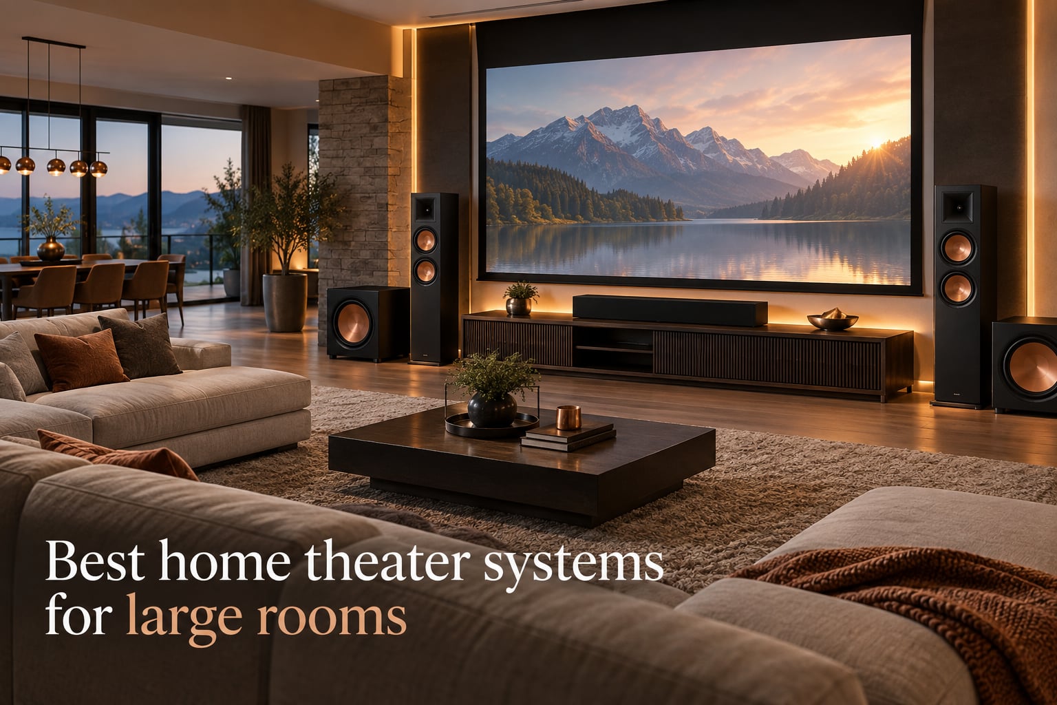Best home theater systems for large rooms