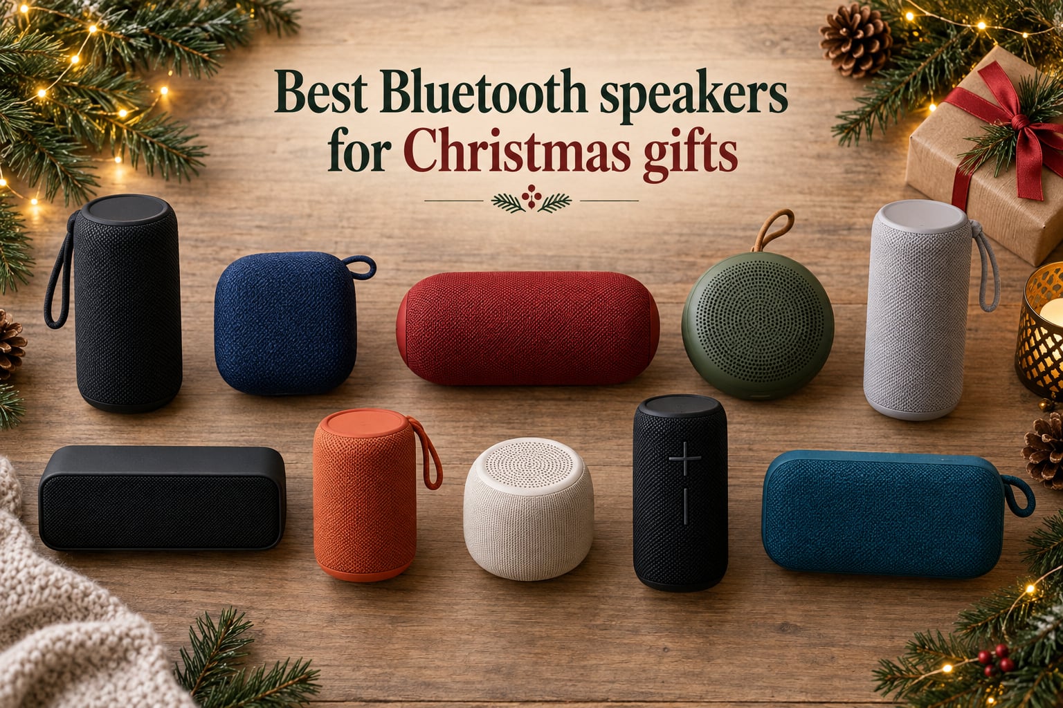 Best Bluetooth speakers for Christmas gifts