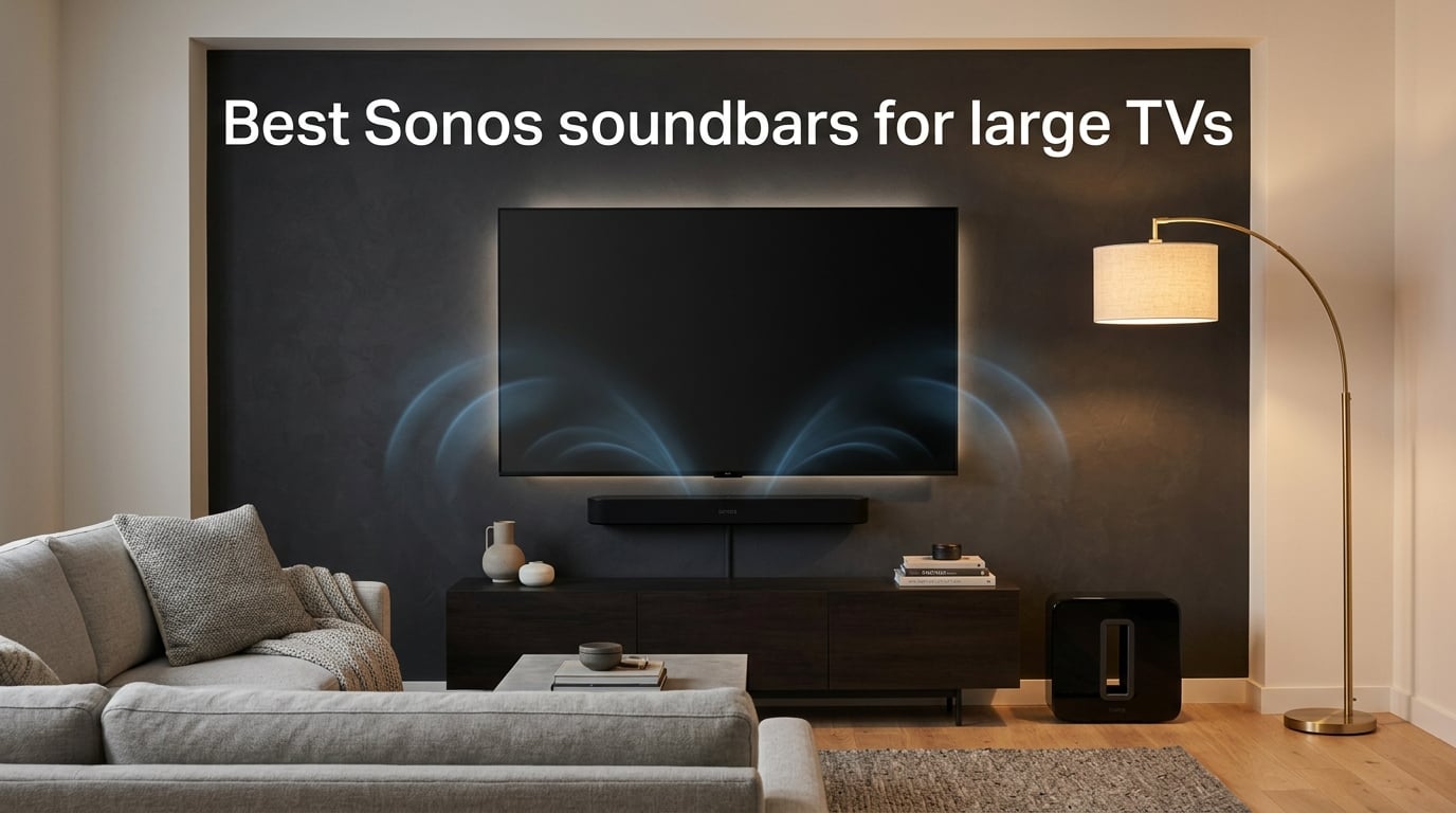 Best Sonos soundbars for large TVs