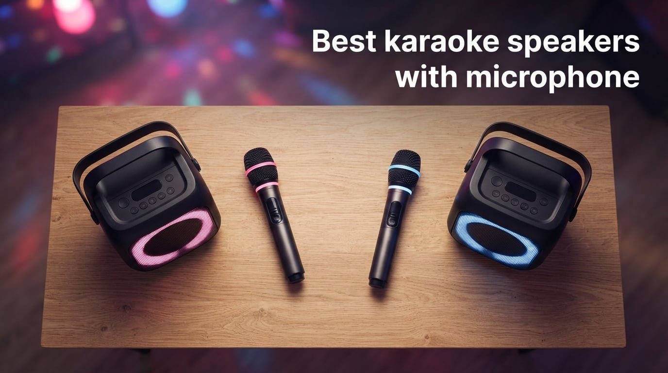 Best karaoke speakers with microphone