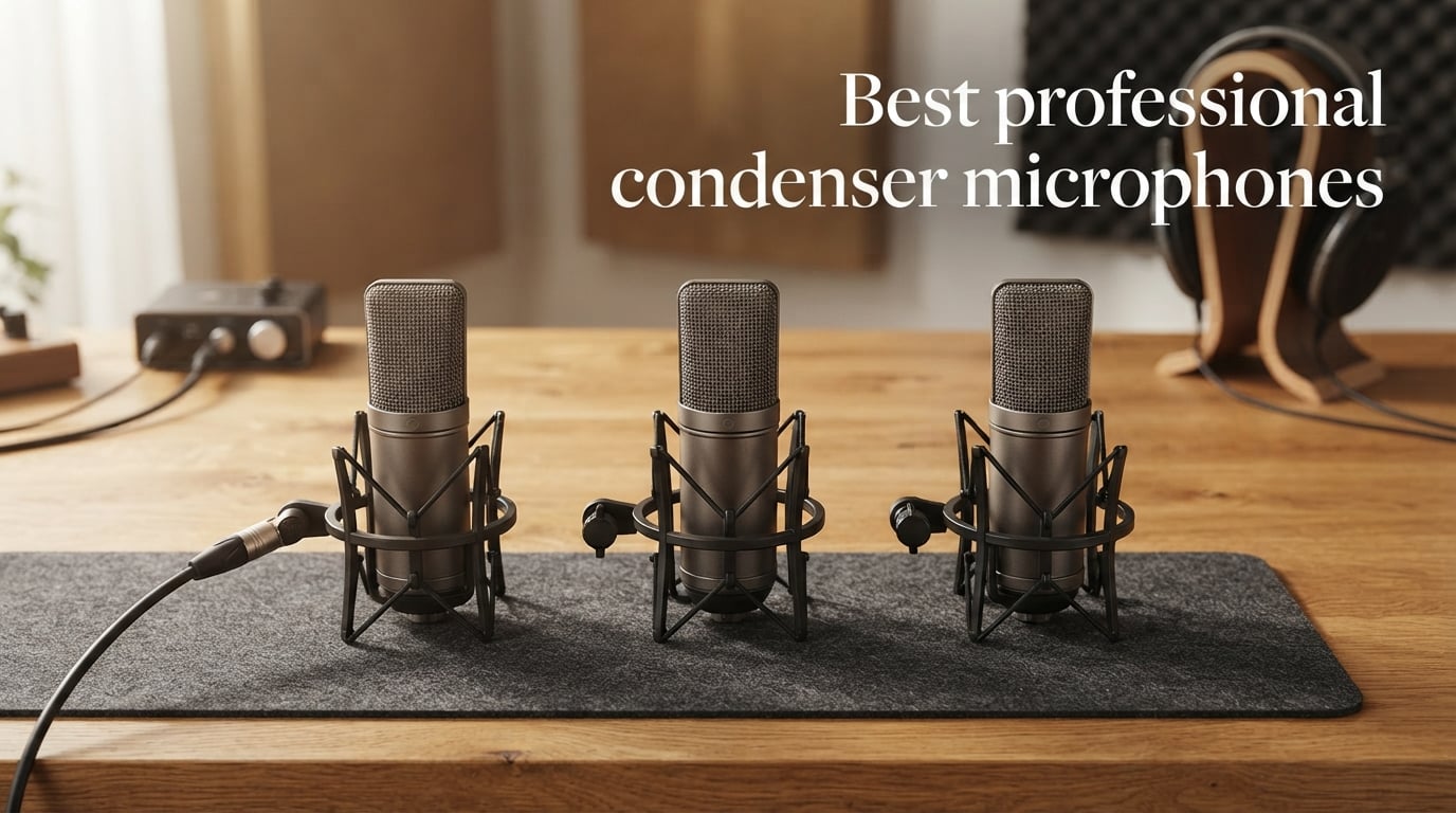 Best professional condenser microphones