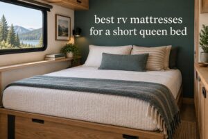 best rv mattresses for a short queen bed