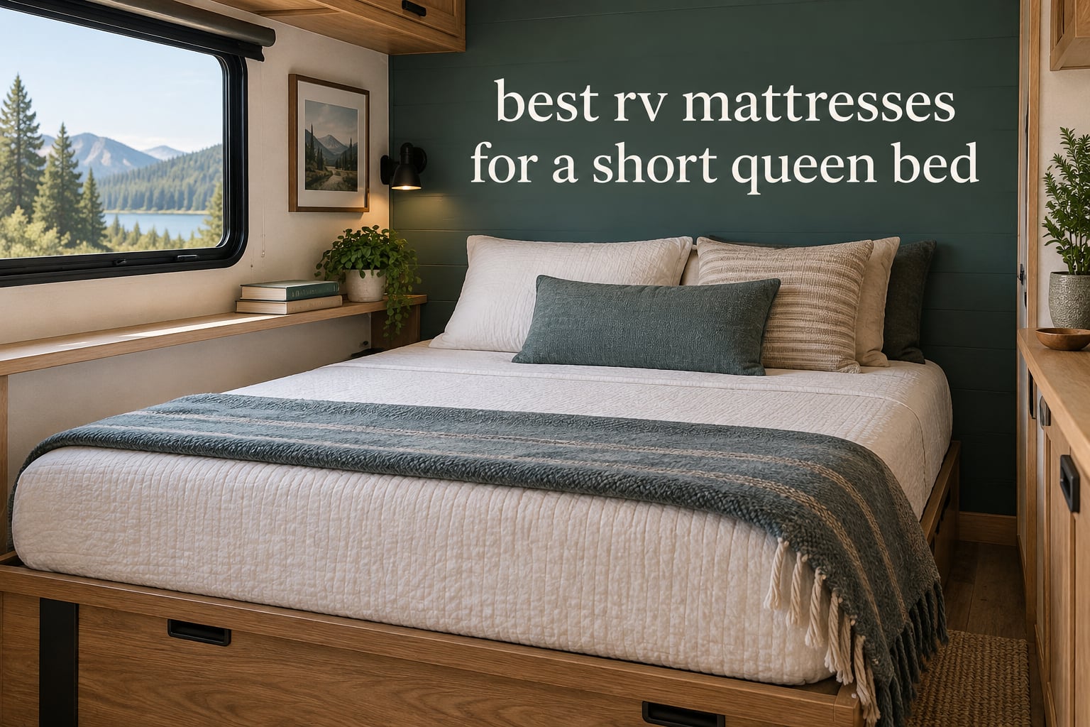best rv mattresses for a short queen bed