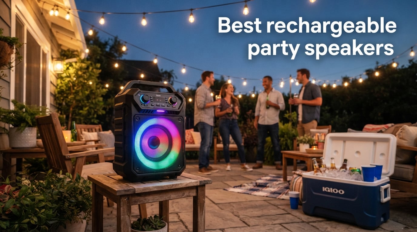 Best rechargeable party speakers