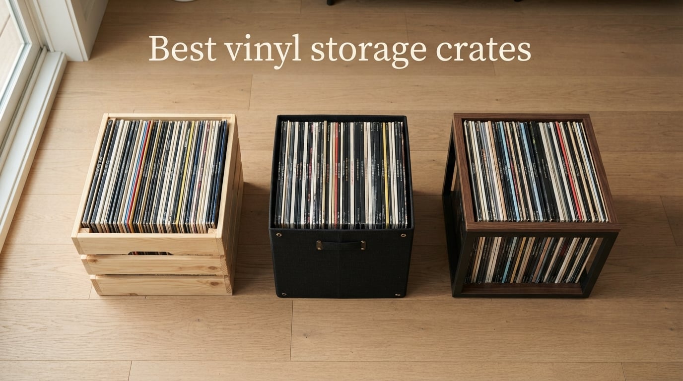 Best vinyl storage crates
