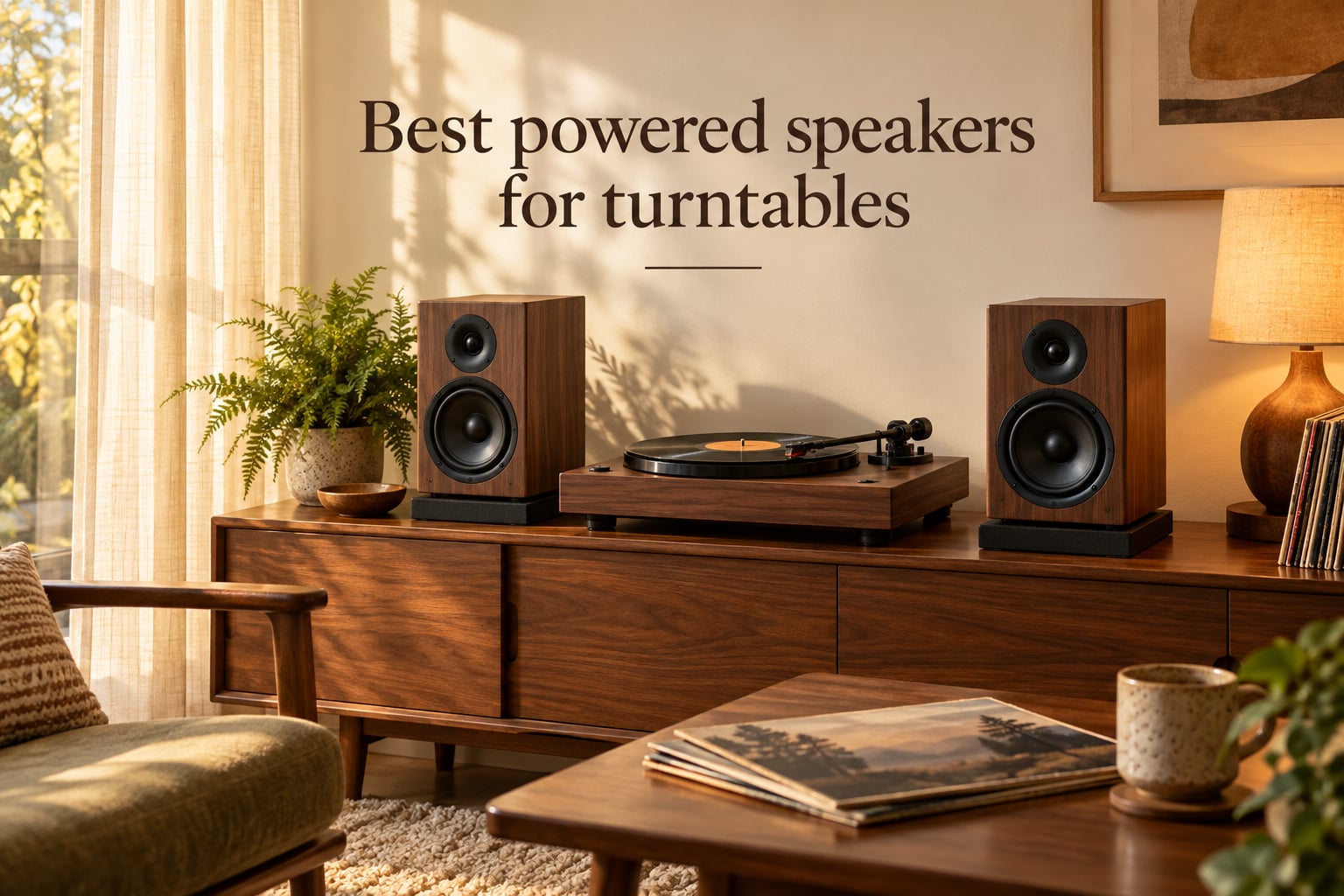 Best powered speakers for turntables