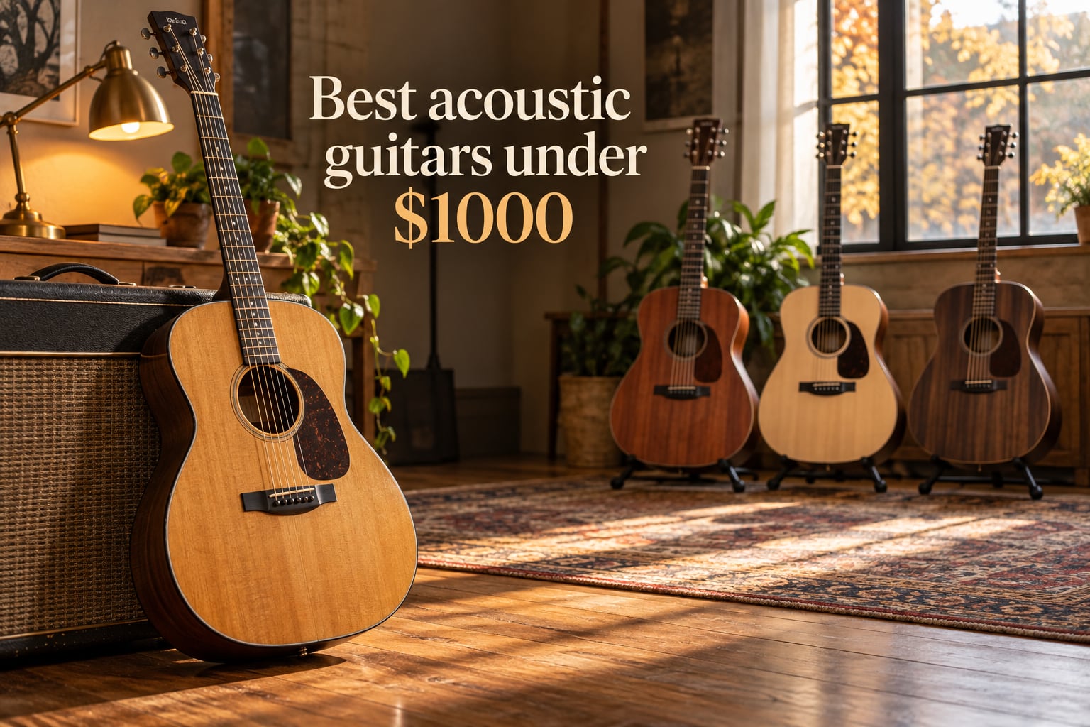 Best acoustic guitars under $1000