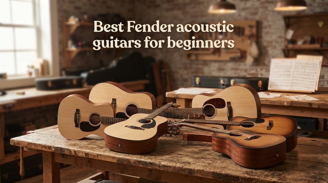 Best Fender acoustic guitars for beginners